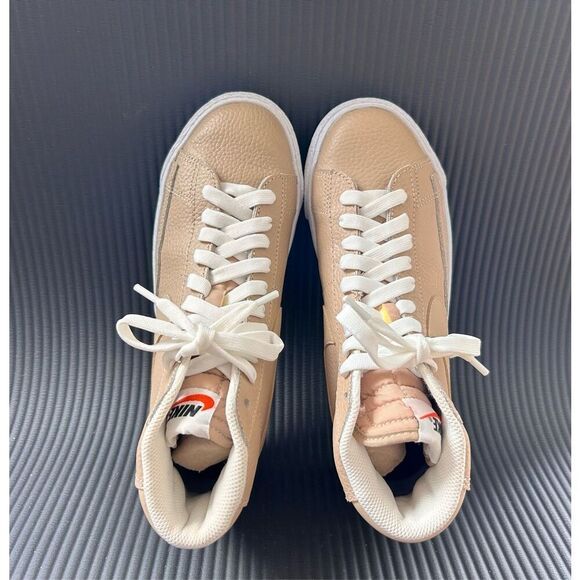 Nike Blazer Mid Premium Linen Summit Tan Women’s Size 6 - Picture 6 of 9